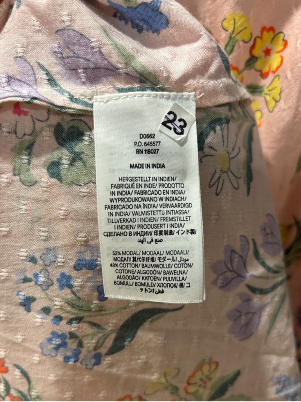 NWT Boden Scoop Neck Midi Dress in Dusty Pink, Spring Garden floral, Size 10 - Picture 13 of 14